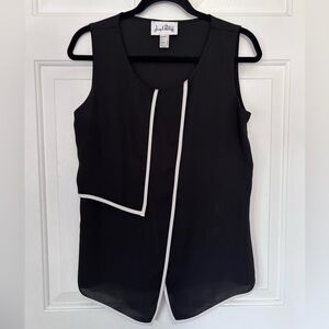 Vintage Joseph Ribkoff Layered Sleeveless Blouse